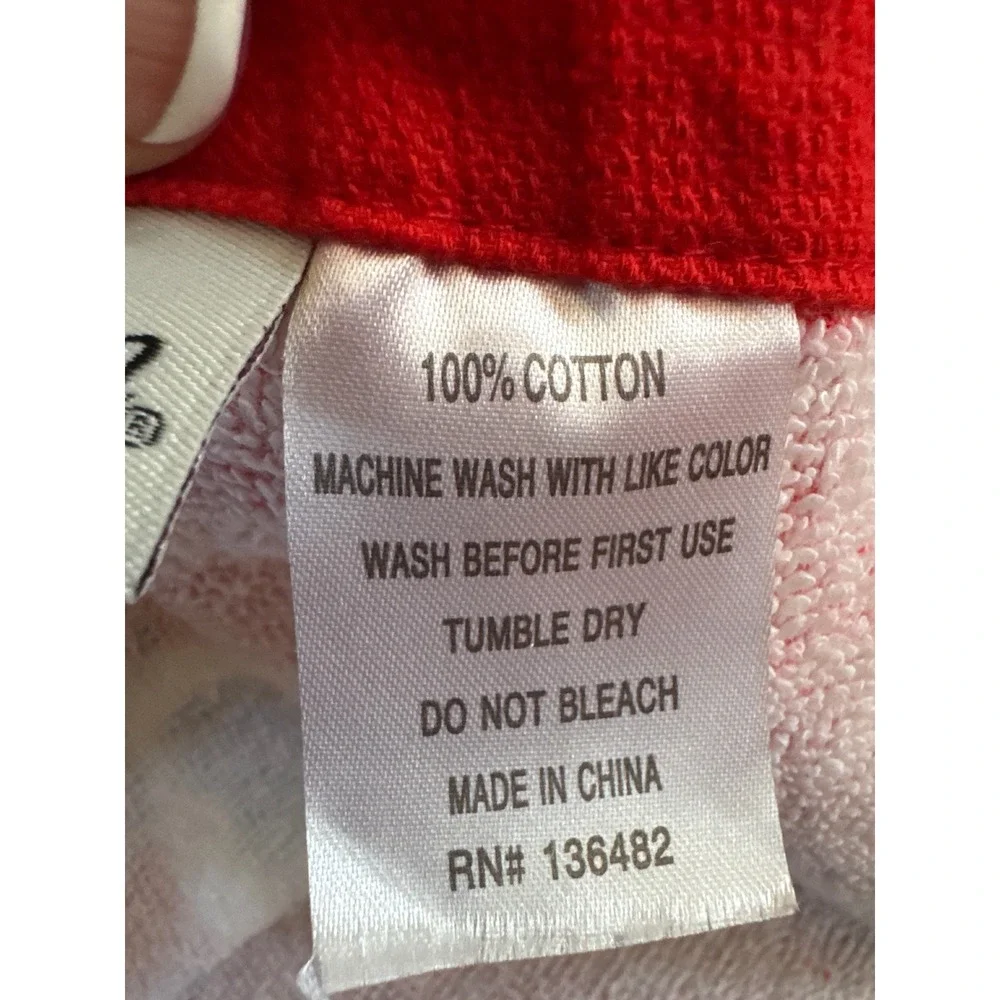 Brighton Beach Glam Cotton Towel Red White Graphic The Hamptons Newport 35x68